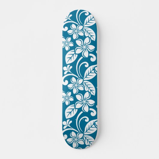 ISLAND PLUMERIA (KARIBISCHE BLAU) SKATEBOARD (Vorne)
