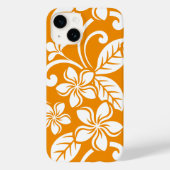 ISLAND PLUMERIA (ORANGE) Case Mate iPhone FALL (Rückseite)
