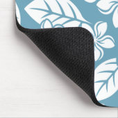 ISLAND PLUMERIA (SLATE BLAU) Mousepad (Ecke)