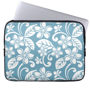 ISLAND PLUMERIA (SLATE BLUE) Elektronik-Bag Laptopschutzhülle