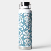 ISLAND PLUMERIA (SLATE BLUE) WASSERFLASCHE TRINKFLASCHE (Rückseite)