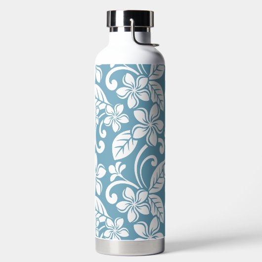 ISLAND PLUMERIA (SLATE BLUE) WASSERFLASCHE TRINKFLASCHE (links)