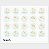 Island Plumeria Watercolor Wedding Stickers (Blatt)