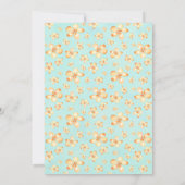 Island Plumeria Wedding Einladungen (Rückseite)