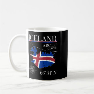 Island - Polarkreis - Polar Nordinsel Island Kaffeetasse