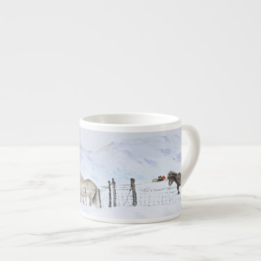 Island-Pony-Espresso-Kaffeetasse Espressotasse (Vorderseite Rechts)