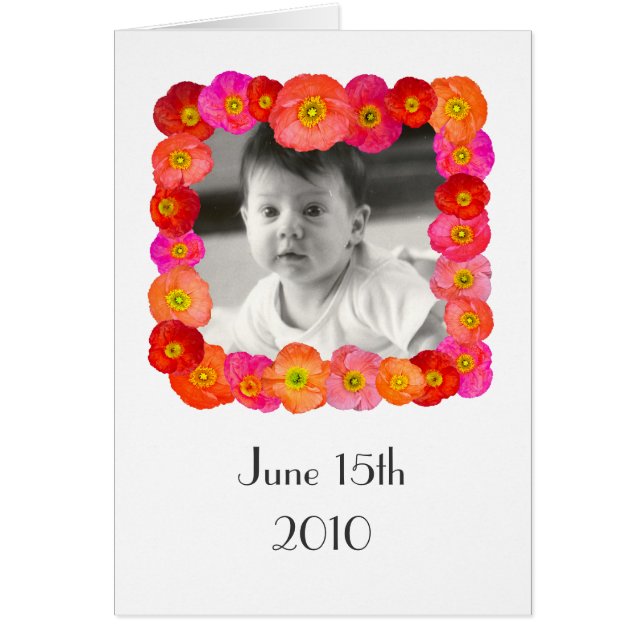 Island Poppies Card (Vorne)