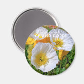 Island Poppy Magnet (Vorderseite/Rückseite)