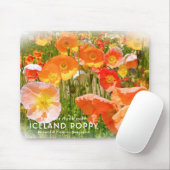 Island Poppy Mousepad (Mit Mouse)