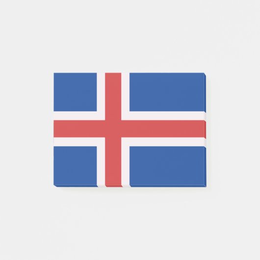 Island Post-it Klebezettel (Vorderseite)