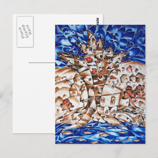 Island Postcard Postkarte (Vorne/Hinten)