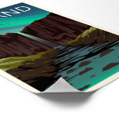 Island Poster (Ecke)