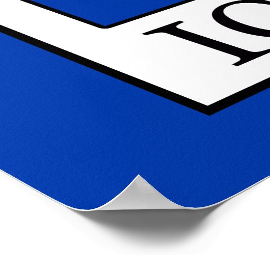 Island Poster (Ecke)