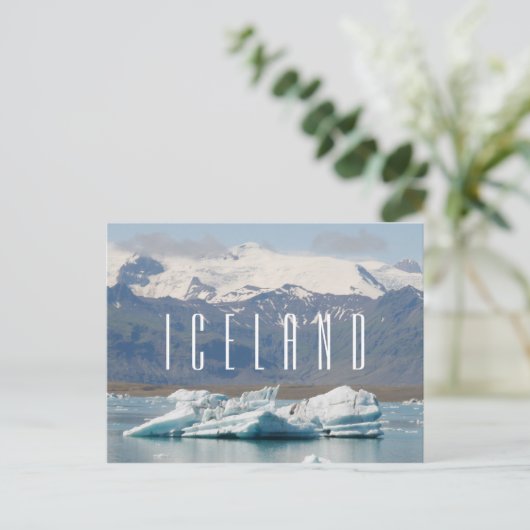 Island Postkarte (Stehend Vorderseite)