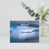 Island Postkarte (Stehend Vorderseite)