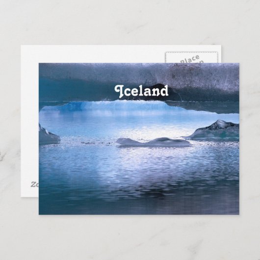 Island Postkarte (Vorne/Hinten)