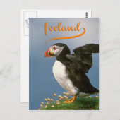 Island Postkarte (Vorne/Hinten)