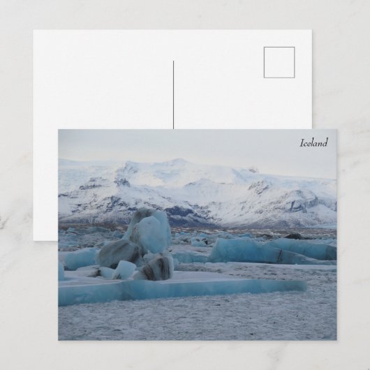 Island Postkarte (Vorne/Hinten)