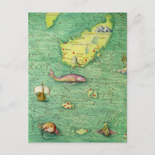 Island Postkarte (Vorderseite)