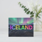 Island Postkarte (Stehend Vorderseite)