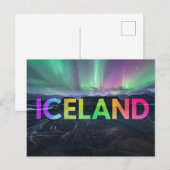 Island Postkarte (Vorne/Hinten)