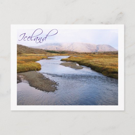 Island Postkarte (Vorderseite)