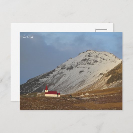 Island Postkarte (Vorne/Hinten)