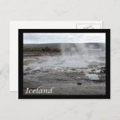 Island Postkarte (Vorne/Hinten)