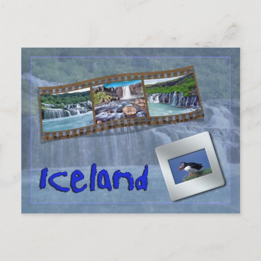 Island Postkarte (Vorderseite)