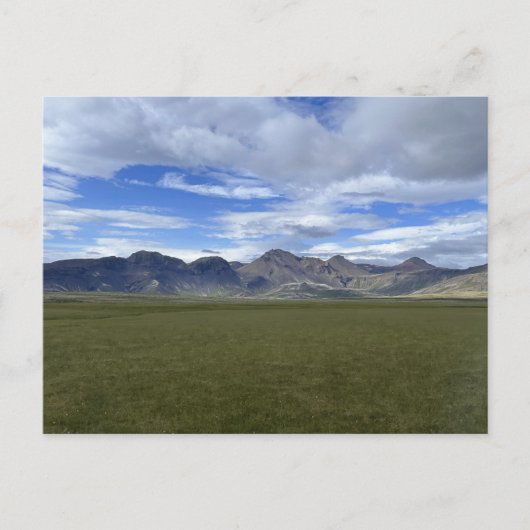 Island Postkarte (Vorderseite)