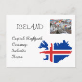 Island Postkarte (Vorderseite)
