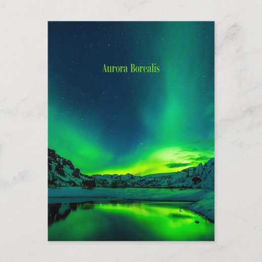 Island, Postkarte (Vorderseite)