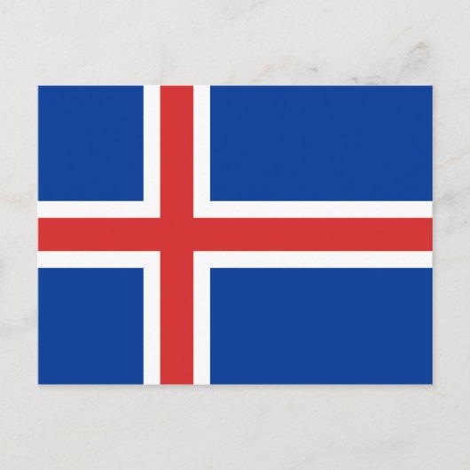 Island Postkarte (Vorderseite)