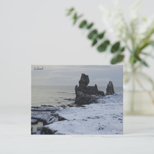 Island Postkarte (Stehend Vorderseite)