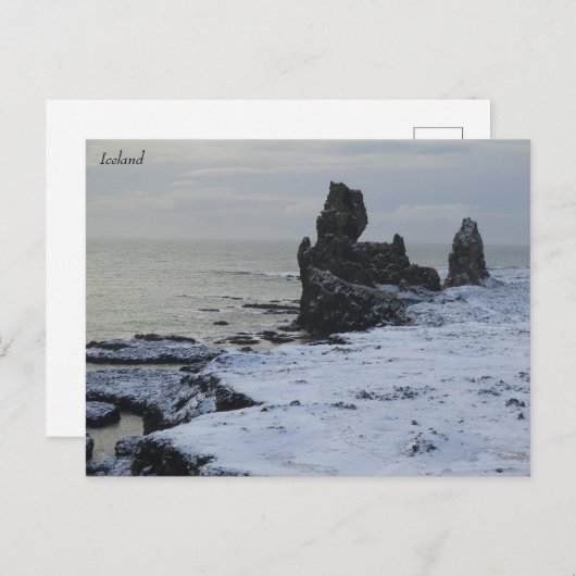 Island Postkarte (Vorne/Hinten)