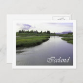 Island Postkarte (Vorne/Hinten)