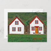 Island Postkarte (Vorne/Hinten)