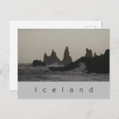 Island Postkarte (Vorne/Hinten)