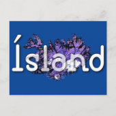 Island Postkarte (Vorderseite)