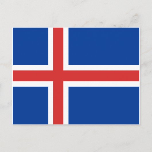 Island Postkarte (Vorderseite)