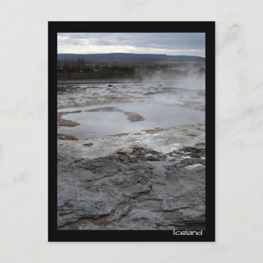 Island Postkarte (Vorderseite)