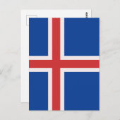 Island Postkarte (Vorne/Hinten)
