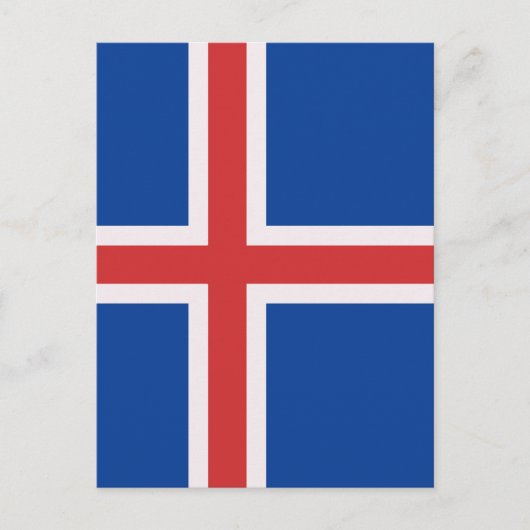 Island Postkarte (Vorderseite)