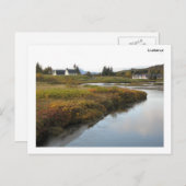 Island Postkarte (Vorne/Hinten)