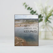 Island Postkarte (Stehend Vorderseite)