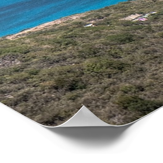 Island Print Poster (Ecke)