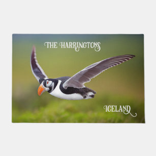 Island Puffin Individuelle Name Fußmatte