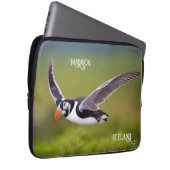 Island Puffin Individuelle Name Laptopschutzhülle (Vorne Rechts)