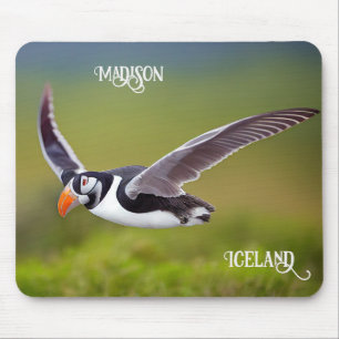 Island Puffin Individuelle Name Mousepad
