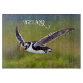 Island Puffin Schneidebrett (Vorderseite)